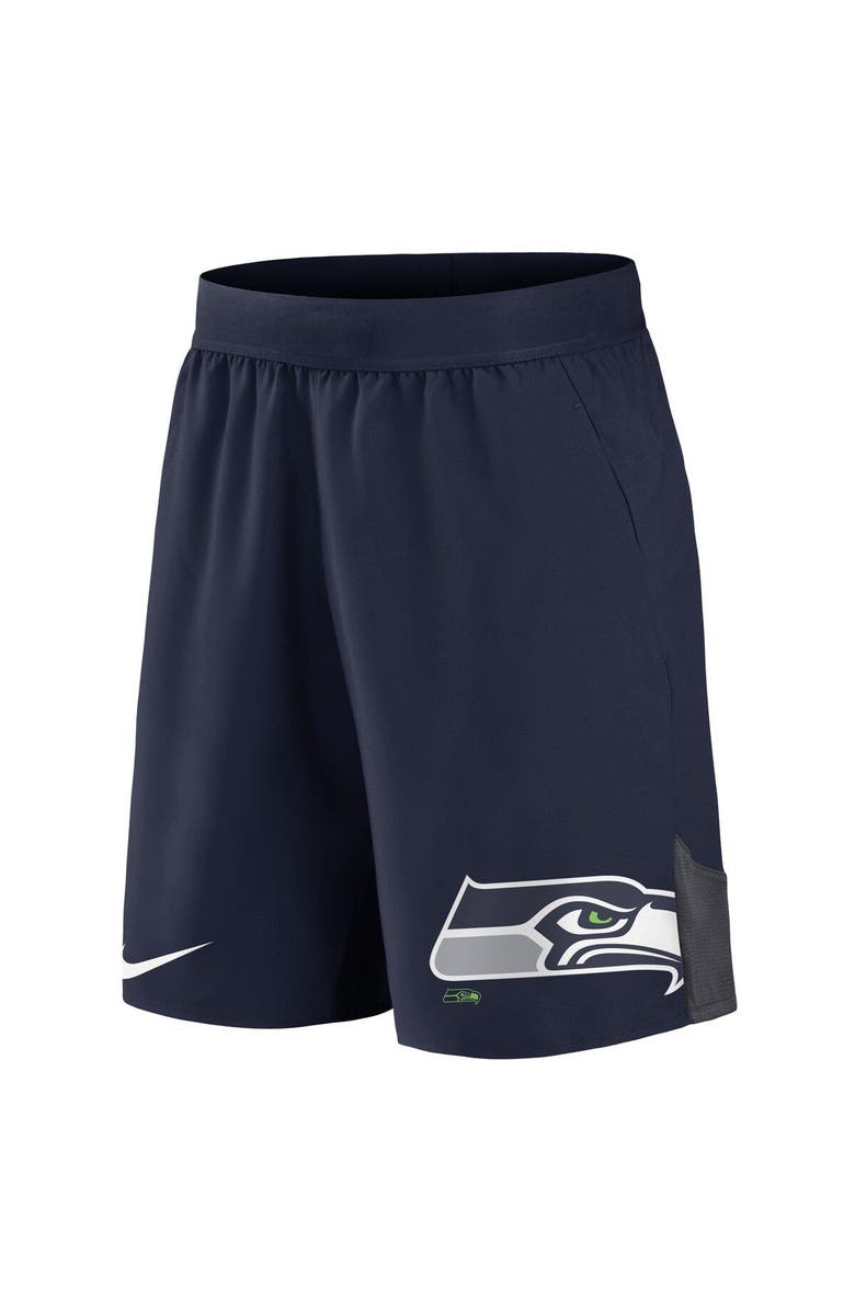 Nike Men's Nike College Navy Seattle Seahawks Stretch Performance Shorts, Alternate, color, Navy