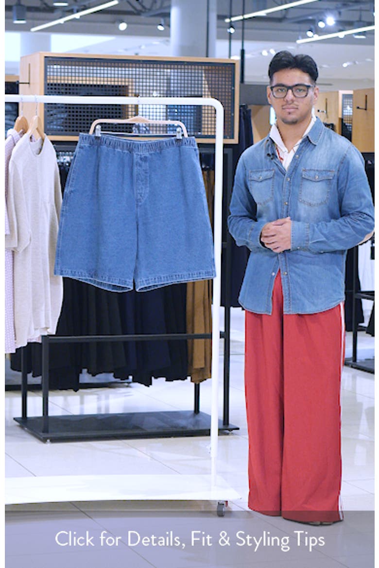 Easy Pull-On Denim Shorts video