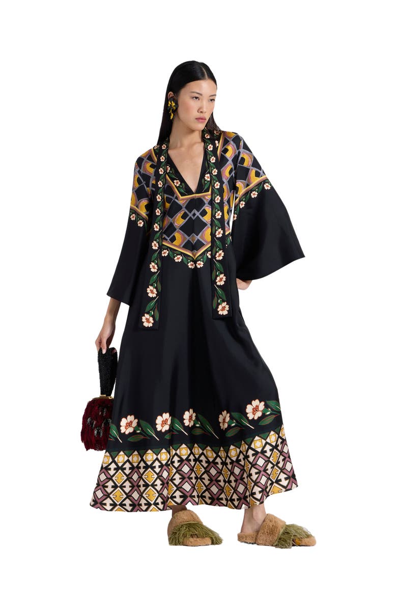 La DoubleJ Magnifico Dress Dazed Placée Black, Main, color, 