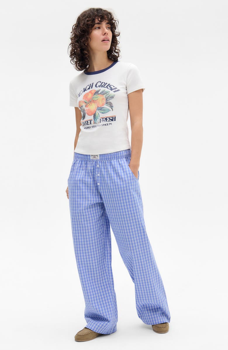 BDG Urban Outfitters Peach Crush Graphic Baby Tee, Alternate, color, 