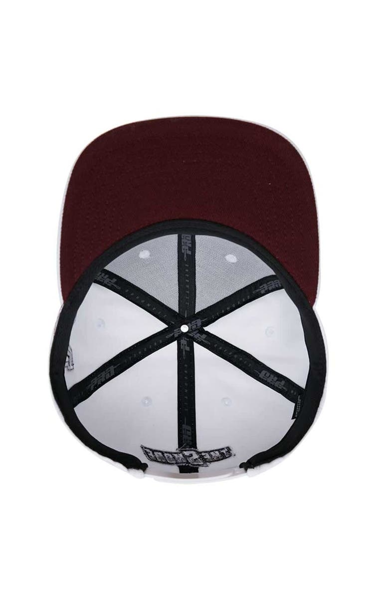 PRO STANDARD Men's Pro Standard White Maryland Eastern Shore Hawks Mascot Evergreen Wool Snapback Hat, Alternate, color, White