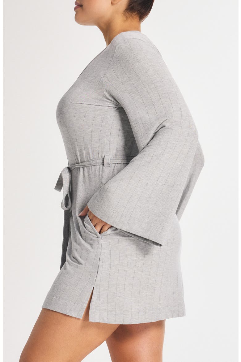 Sleek Stitch Robe, Alternate, color, PLATINUM GREY
