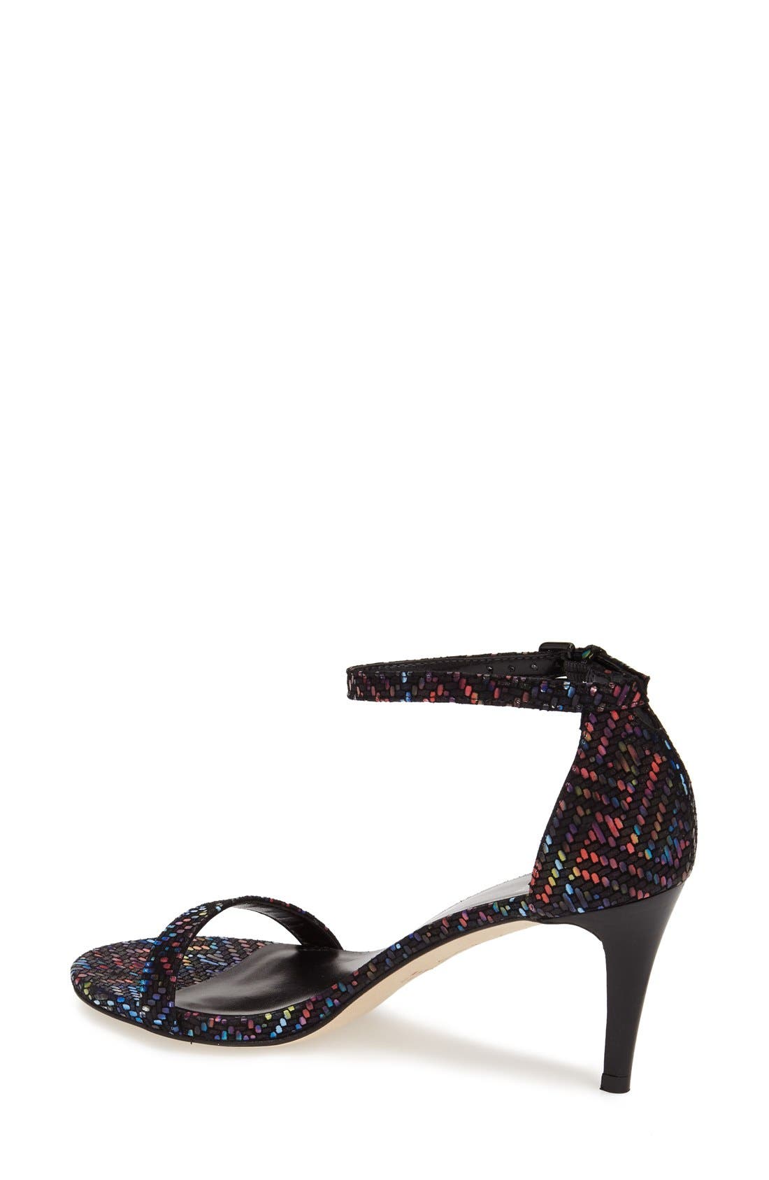 'Nunaked' Leather Ankle Strap Sandal, Alternate, color, MULTI TECHNICOLOR NAPPA