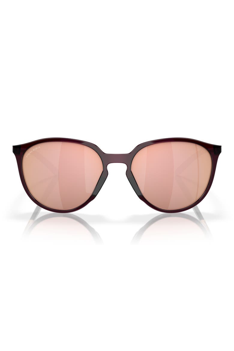 Sielo 57mm Round Sunglasses, Main, color, ROSE GOLD