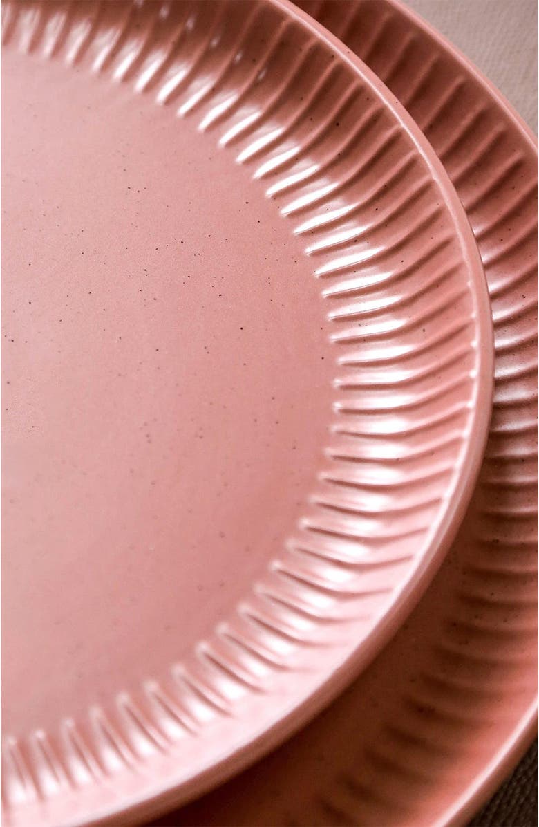 Stone Lain Logan Stoneware 12-Piece Dinnerware Set, Alternate, color, Terracotta