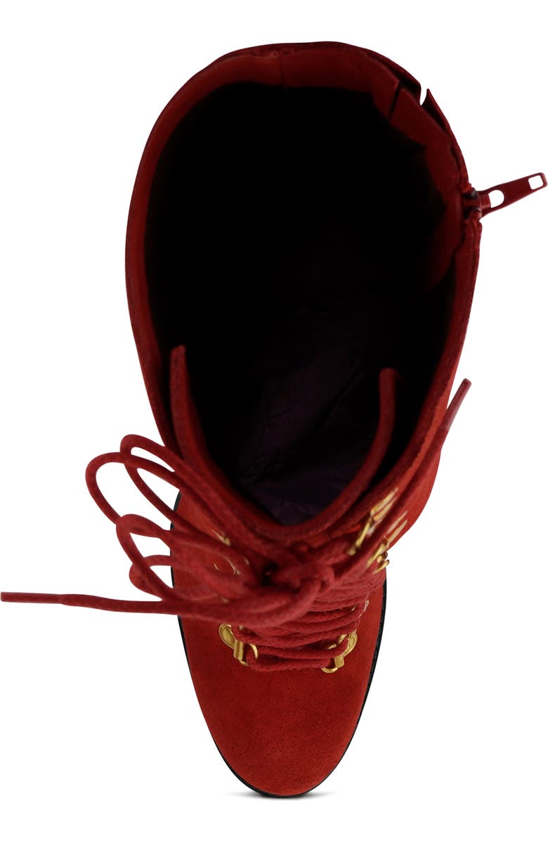 Rag & Co Street Slay Knee High Boot, Alternate, color, Red