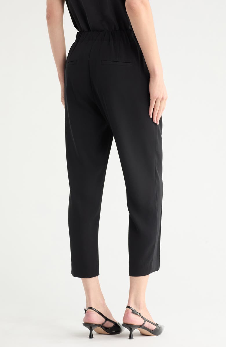 Vince Mid Rise Tapered Pull-On Pants, Alternate, color, Black