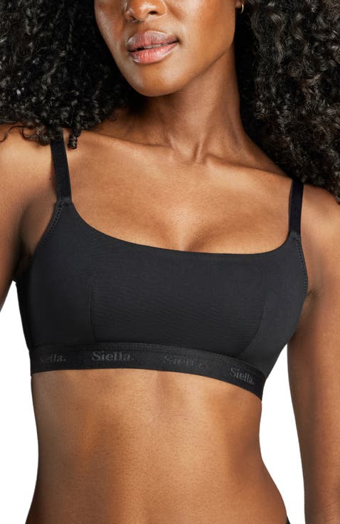 Organic Cotton Scoop Neck Bra