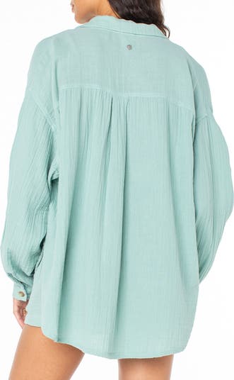 Swell Gauze Button-Up Shirt