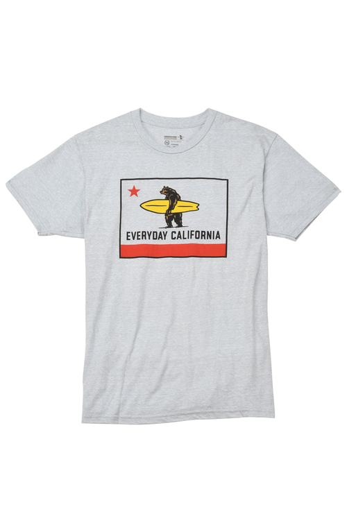 Everyday California El Classico Tee In Silver Snow