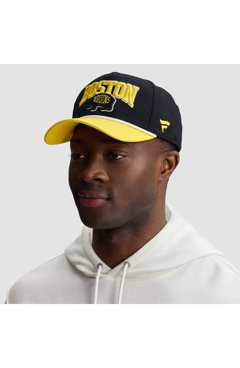FANATICS Men's Fanatics  Black Boston Bruins 2026 NHL Stadium Series Authentic Pro A-Frame Adjustable Hat, Main, color, Black