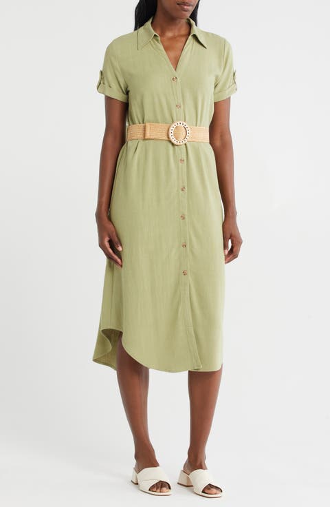 Belted Shirtdress