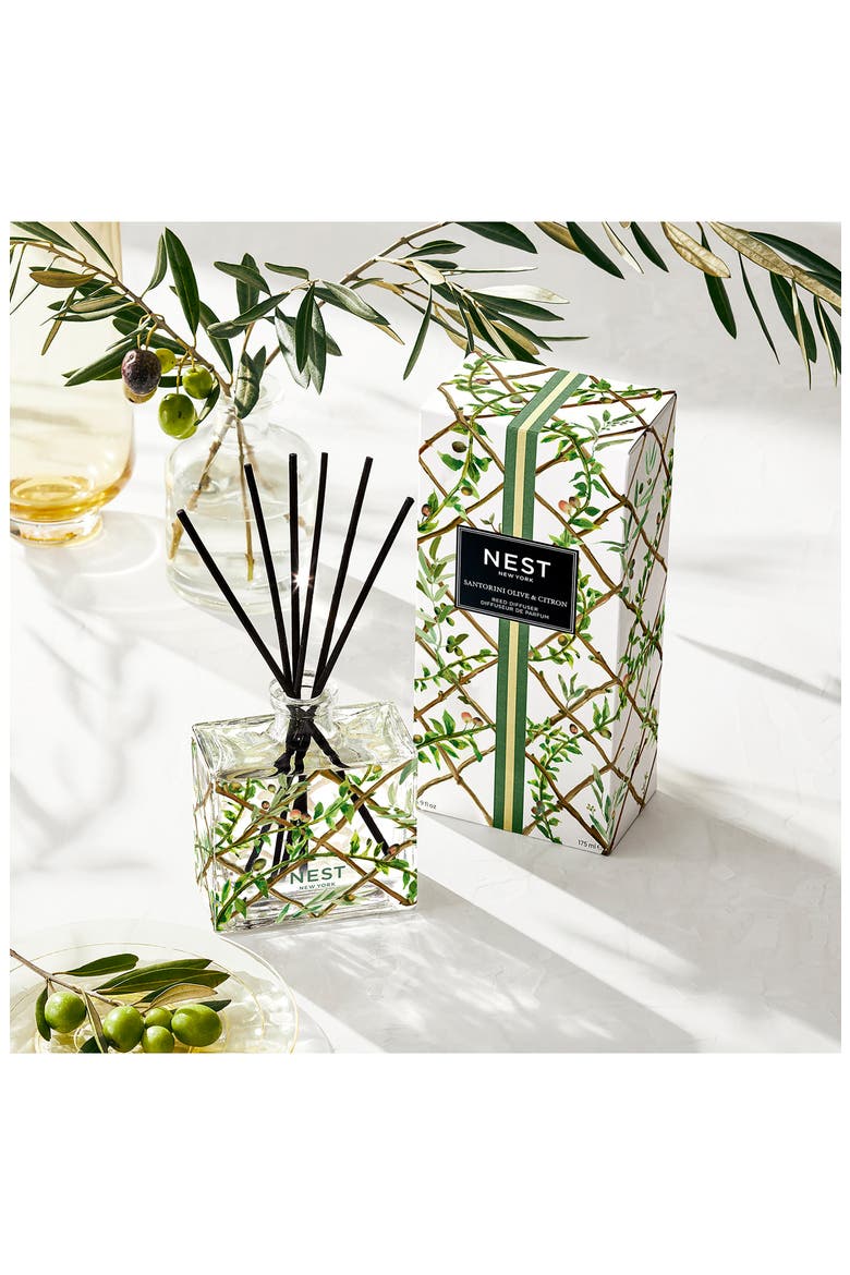 Santorini Olive & Citron Specialty Reed Diffuser, Alternate, color, NO COLOR