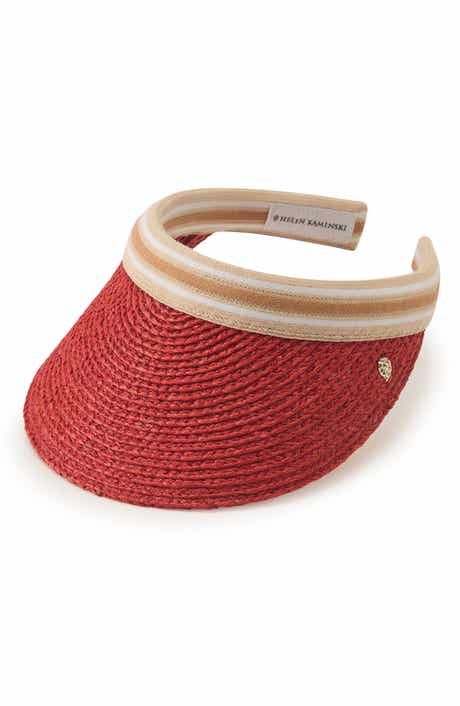 Helen Kaminski Bianca Raffia Visor