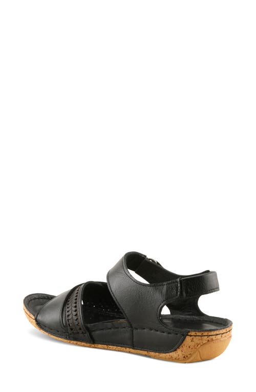Spring Step Galaire Sandal In Black
