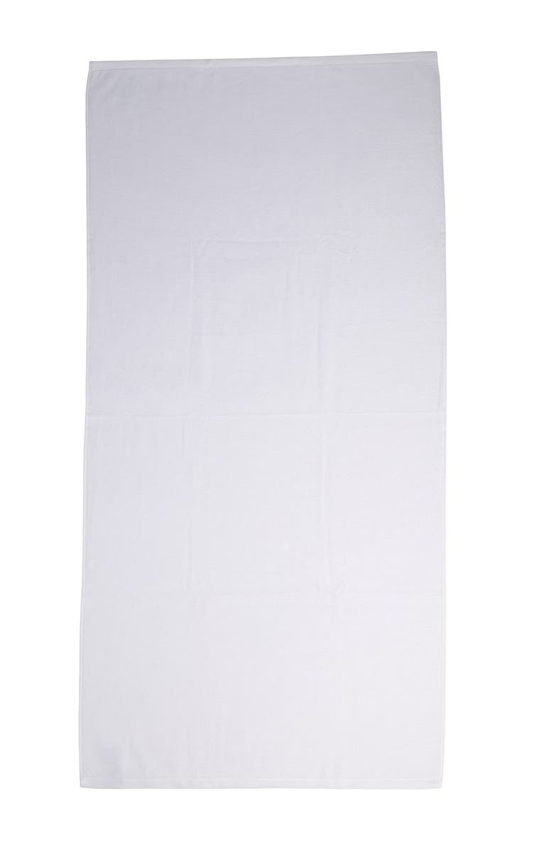 DOHLER Luxury Hotel Solid Pool Towel - White, Main, color, 