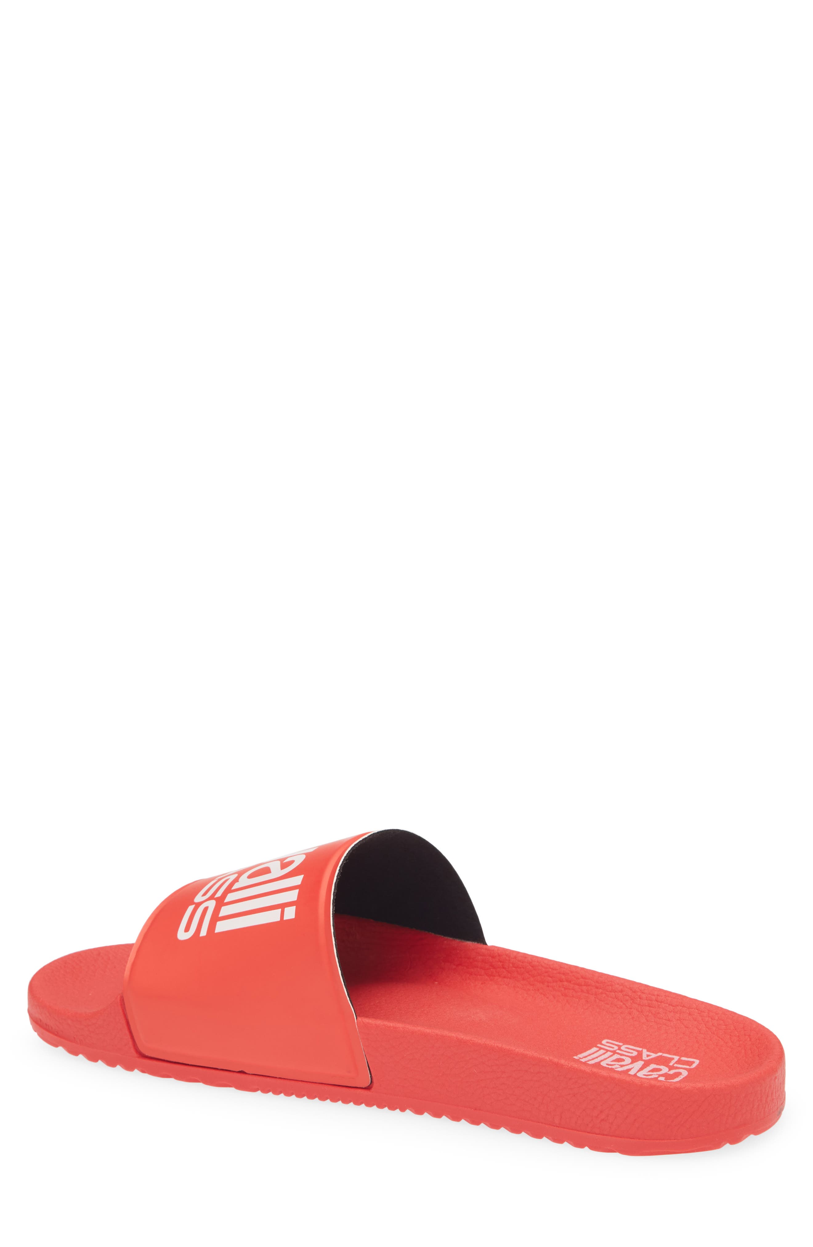 Roberto Cavalli Pool Slide Sandal, Alternate, color, Red