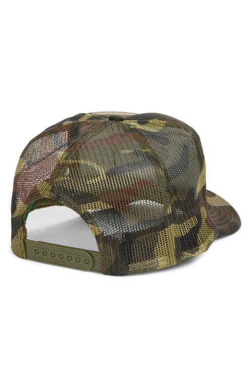 Friday Feelin ' Locals Only Patch Trucker Hat In Camo