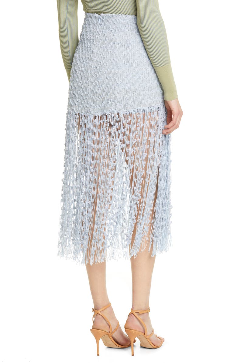 Jacquemus Capri Fringe Skirt, Alternate, color, 