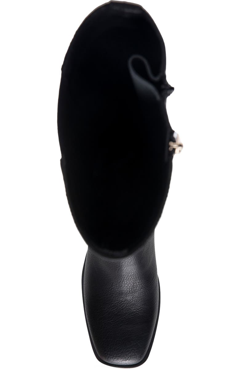 Aerosoles Daria Knee High Boot, Alternate, color, Black Grainy Pu