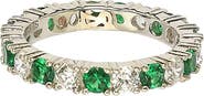 SUZY LEVIAN Sterling Silver Cubic Zirconia Eternity Band Ring