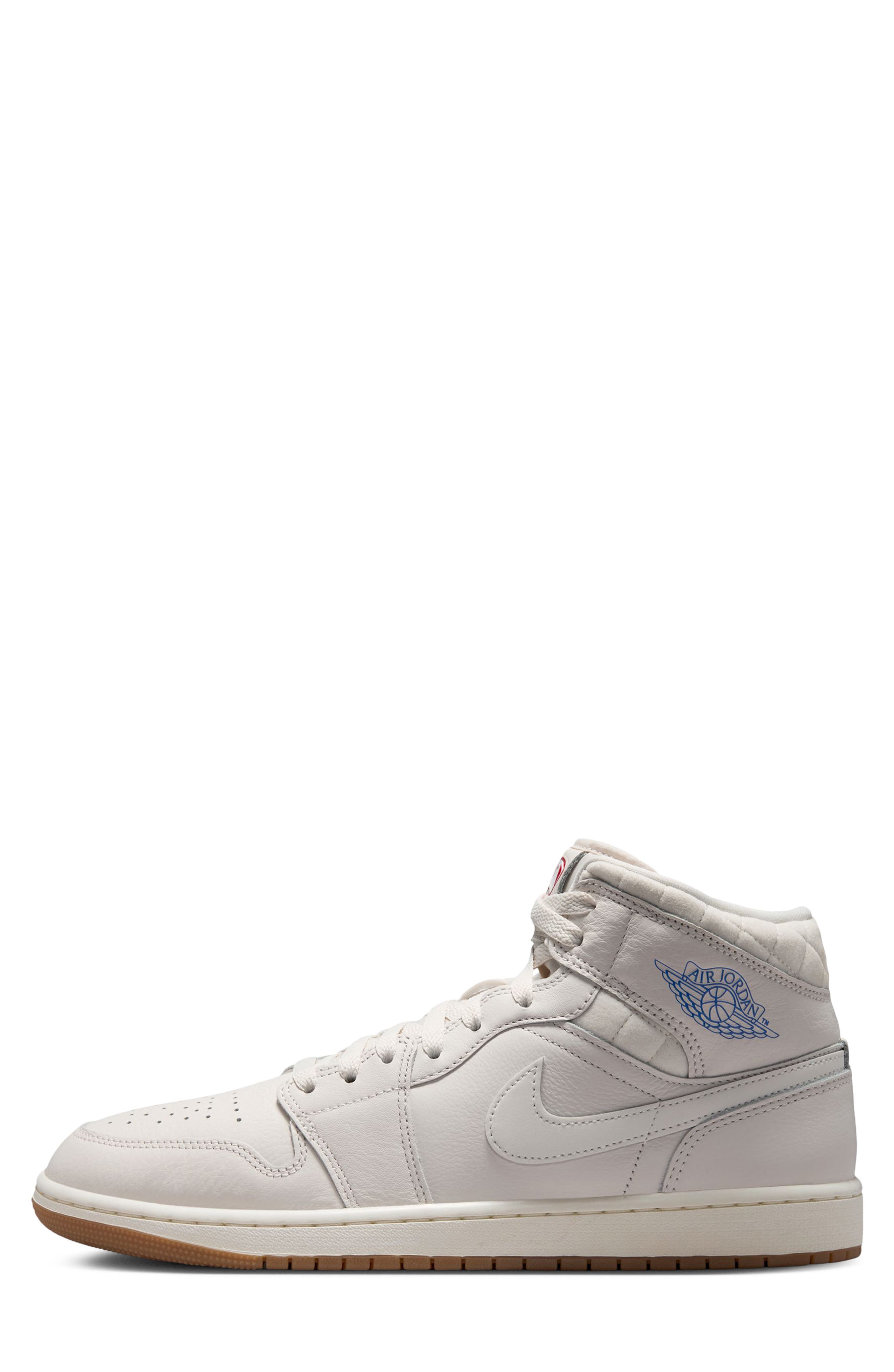 Air Jordan 1 Mid SE Basketball Sneaker, Alternate, color, PHANTOM/ SAIL
