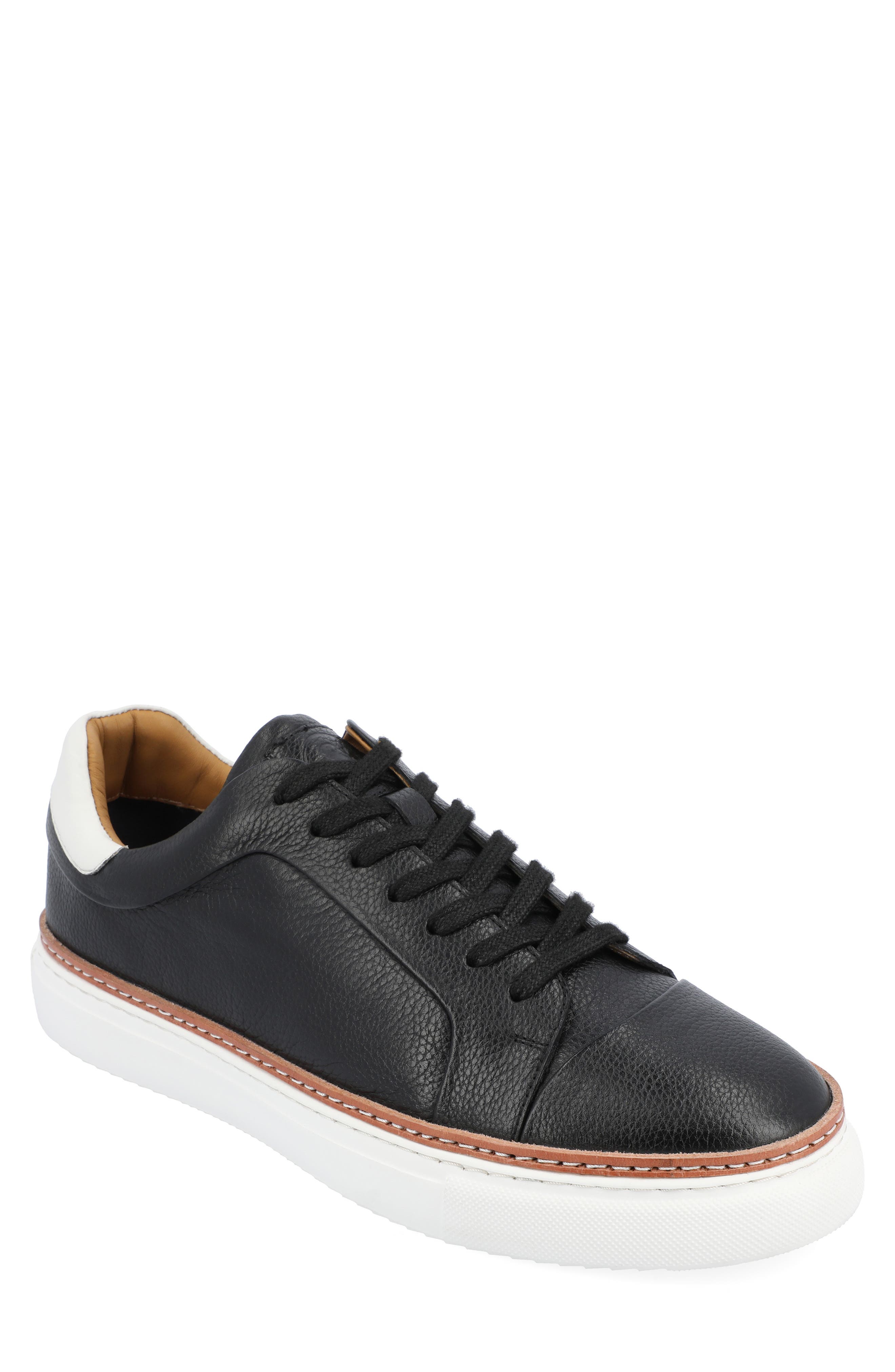 Thomas & Vine Nathan Leather Sneaker, Main, color, 