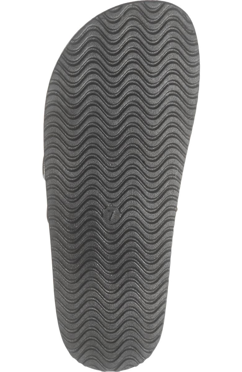 TOP MODA Arissa Double Strap Slide Sandal, Alternate, color, White Pu