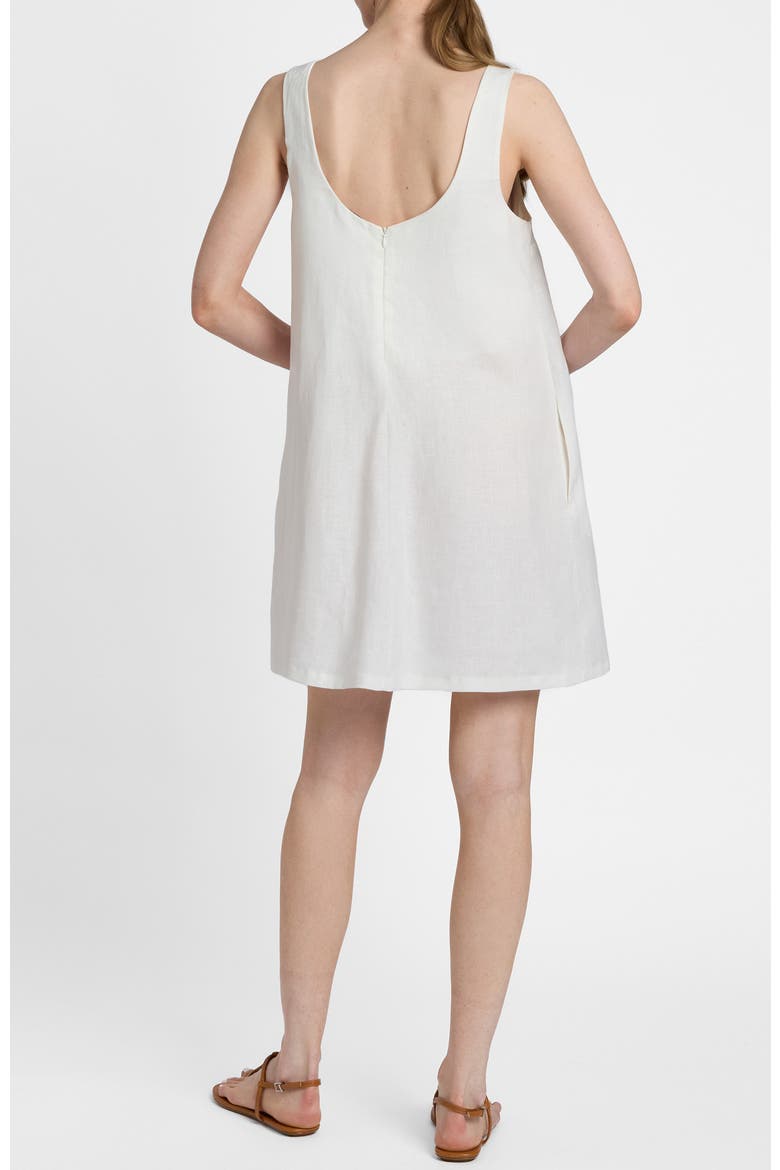 Jaclyn Sleeveless Shift Dress, Alternate, color, Creme