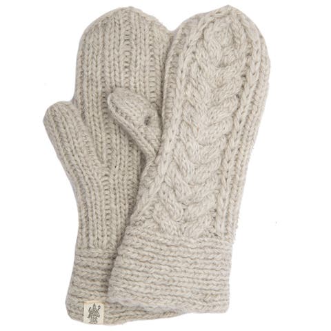 Hand Knit Soho Mittens