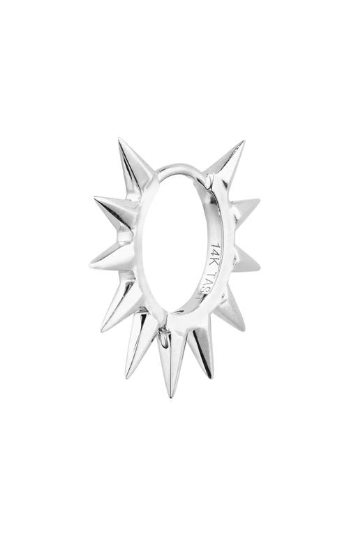 Maria Tash Spiked Hoop Earring In Metallic