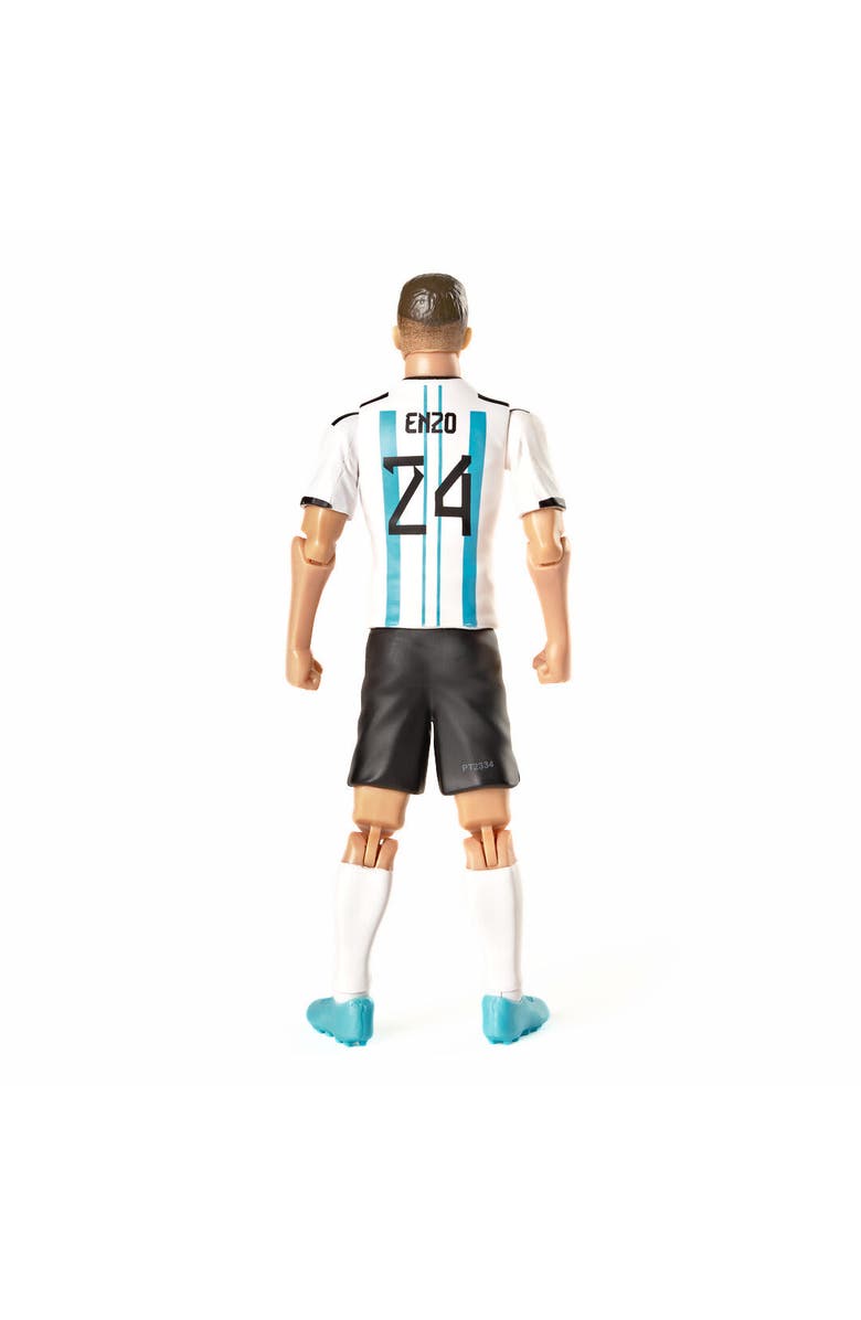 Banbo Toys SOCKERS Argentina AFA Enzo Fernandez 8" Collectible Soccer Action Figure, Alternate, color, Blue