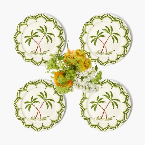 Jardin de Palmier Starter Plates (Set of 4)