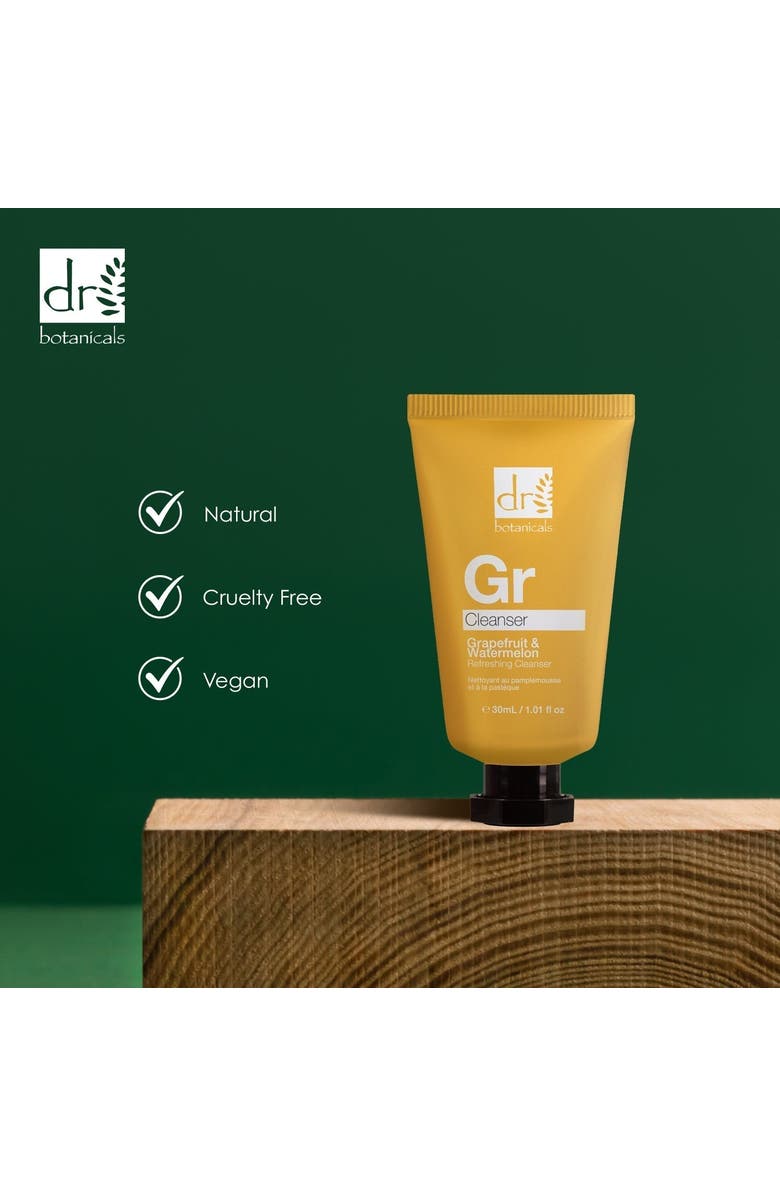 DR BOTANICALS Grapefruit 
Watermelon Refreshing Cleanser 30ml x 3 Trio Set, Alternate, color, 
