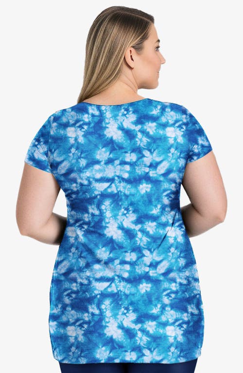 Calypsa Anna Swim Tunic In Blue