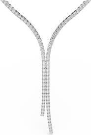 Swarovski Matrix Crystal Tennis Y-Necklace