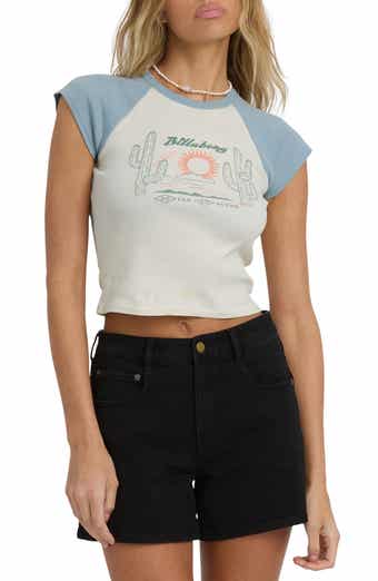 Forever Had Colorblock Cotton Graphic Baby Tee