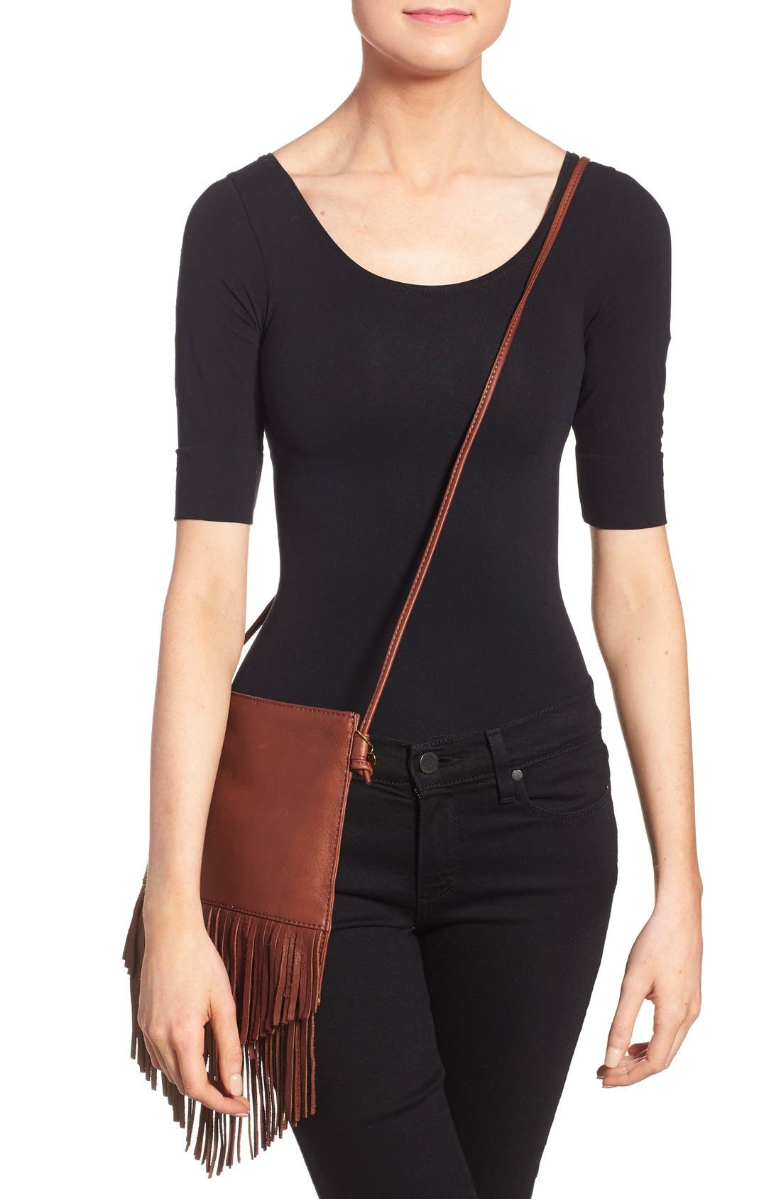 'Meadow' Crossbody Bag, Main, color, Z/DNUBRANDY