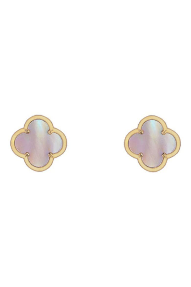 14k Rose Gold Plated 3-Piece Necklace & Earrings Set, Alternate, color, GOLD