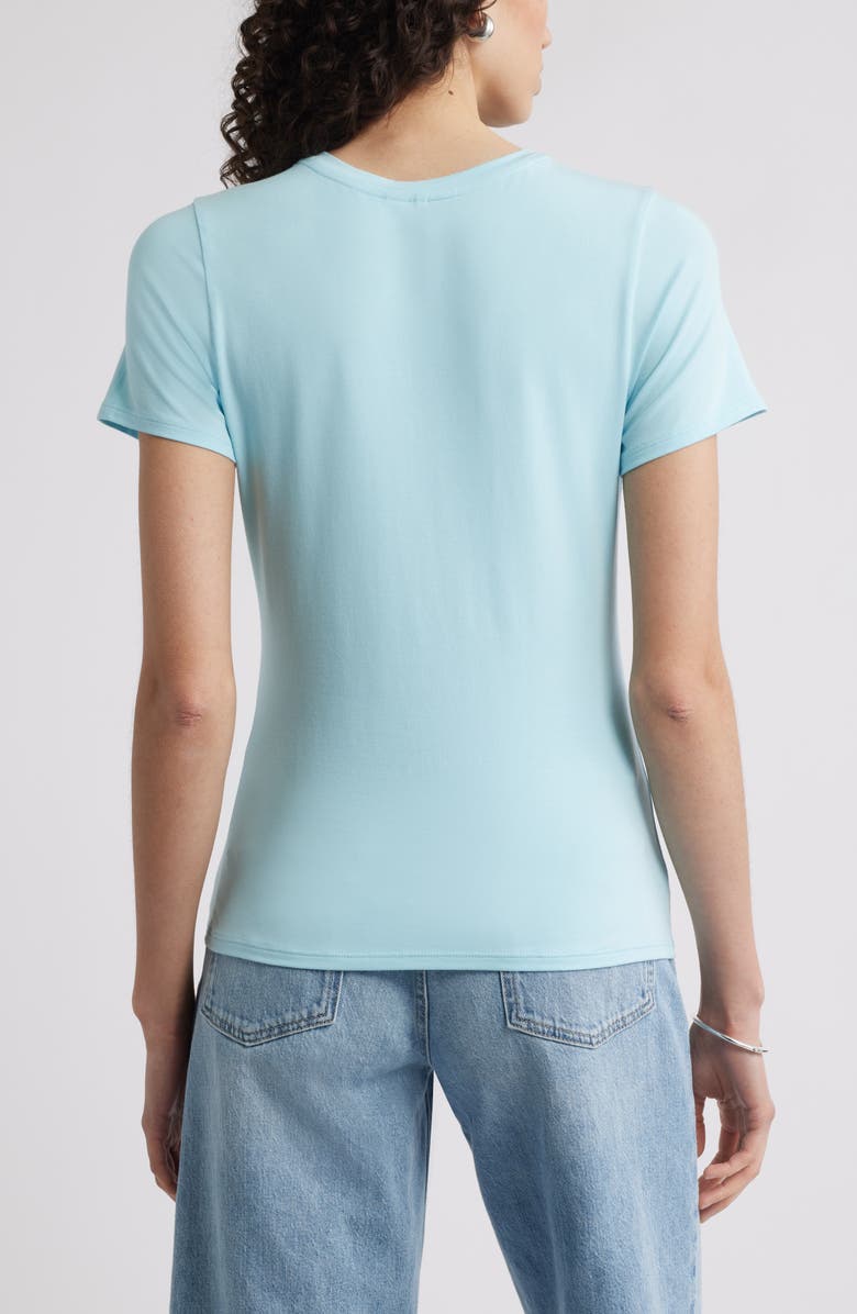 Nordstrom Pima Cotton Blend Crewneck T-Shirt, Alternate, color, Blue Atomizer