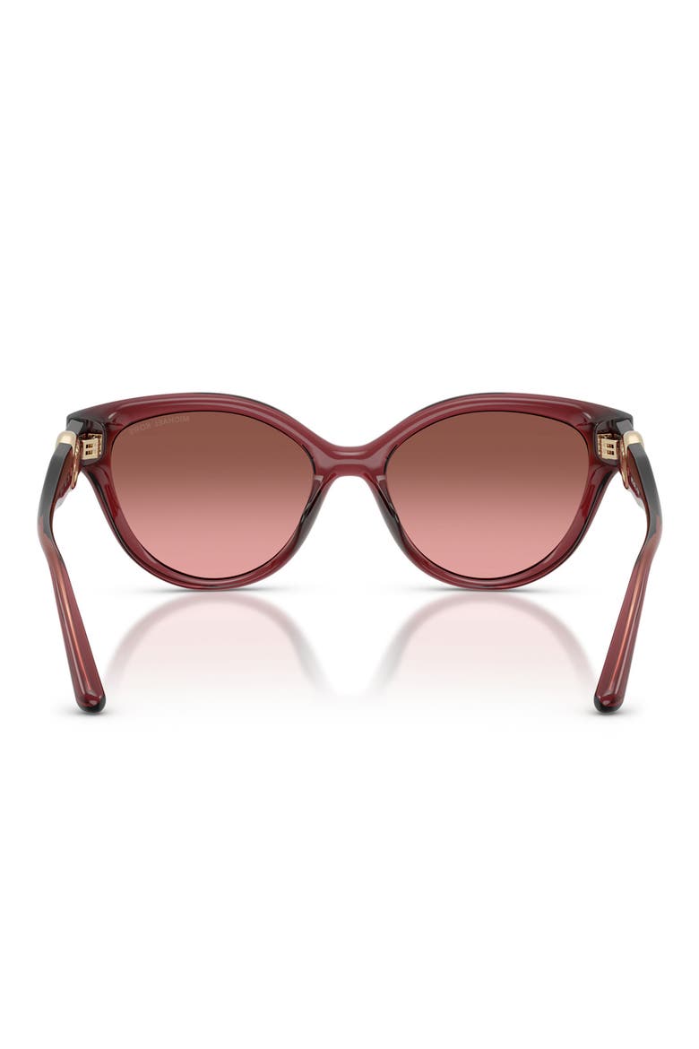 Nagoya 53mm Gradient Cat Eye Sunglasses, Alternate, color, ROSEWOOD / BROWN ROSE GRADIENT