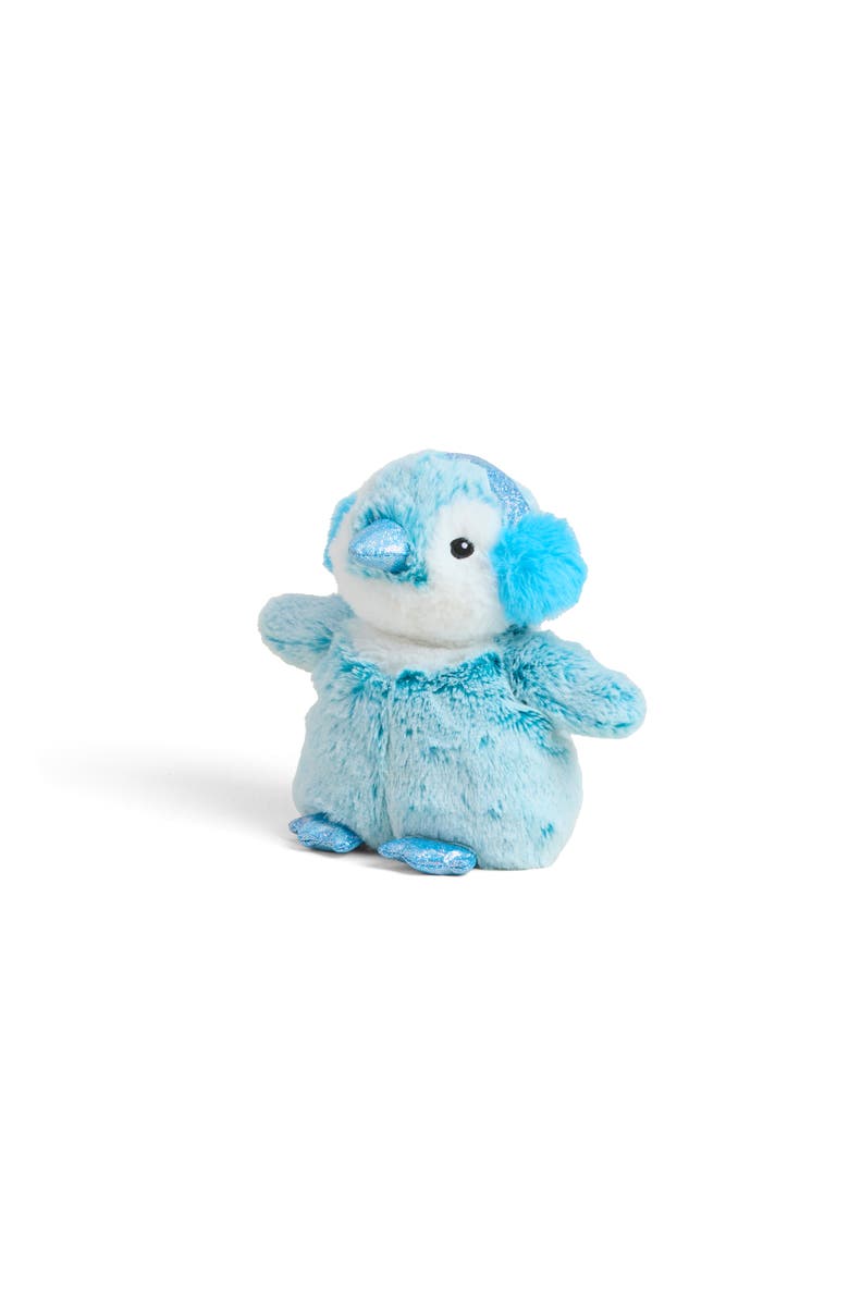 Warmies Blue Winter Penguin Junior Plush Toy, Main, color,