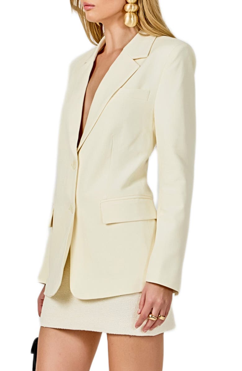 Endless Rose Two-Button Blazer, Alternate, color, Butter