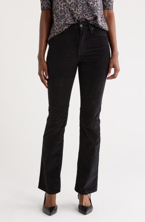 Cord High Waist Bootcut Jeans