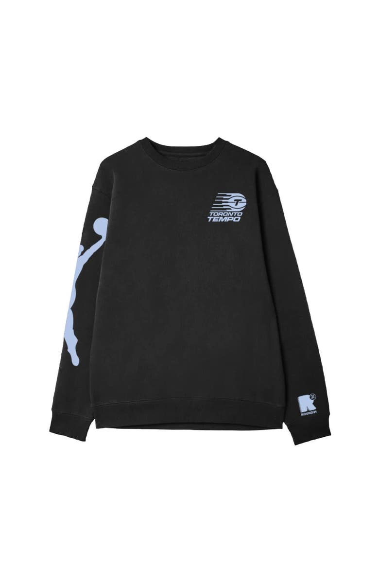 Unisex round21 Black Toronto Tempo Logo Pullover Sweater, Alternate, color, Black