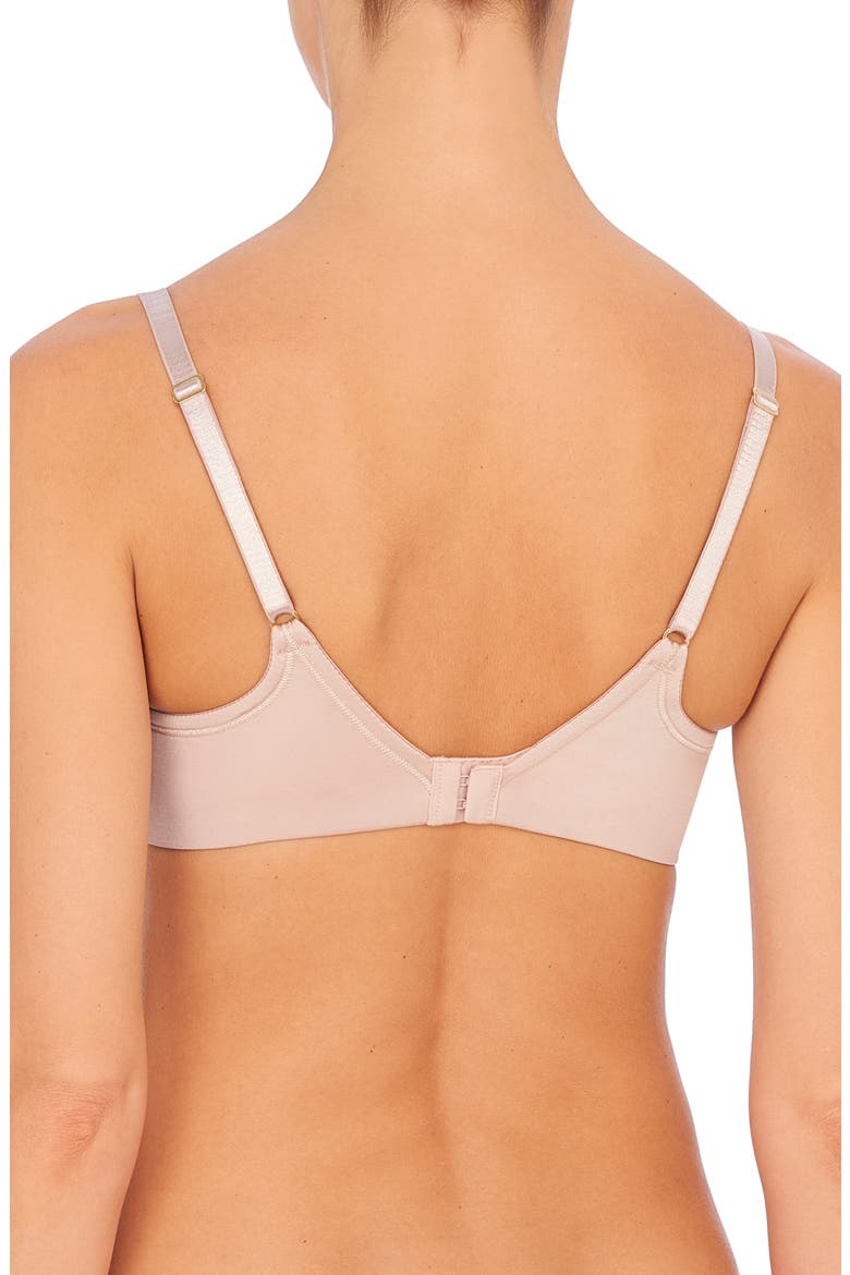 Cushioned Comfort Wireless Contour Bra, Alternate, color, LT. MOCHA