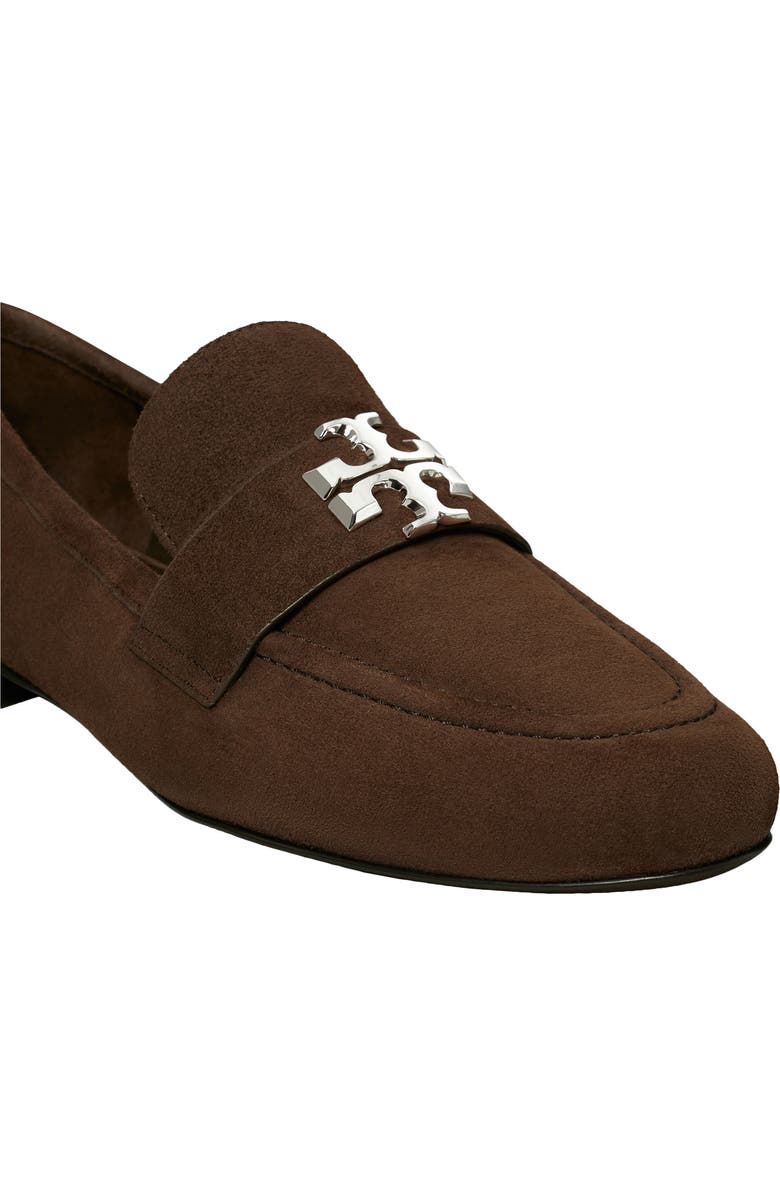 Tory Burch Eleanor Loafer, Alternate, color, Dark Cocoa / Silver