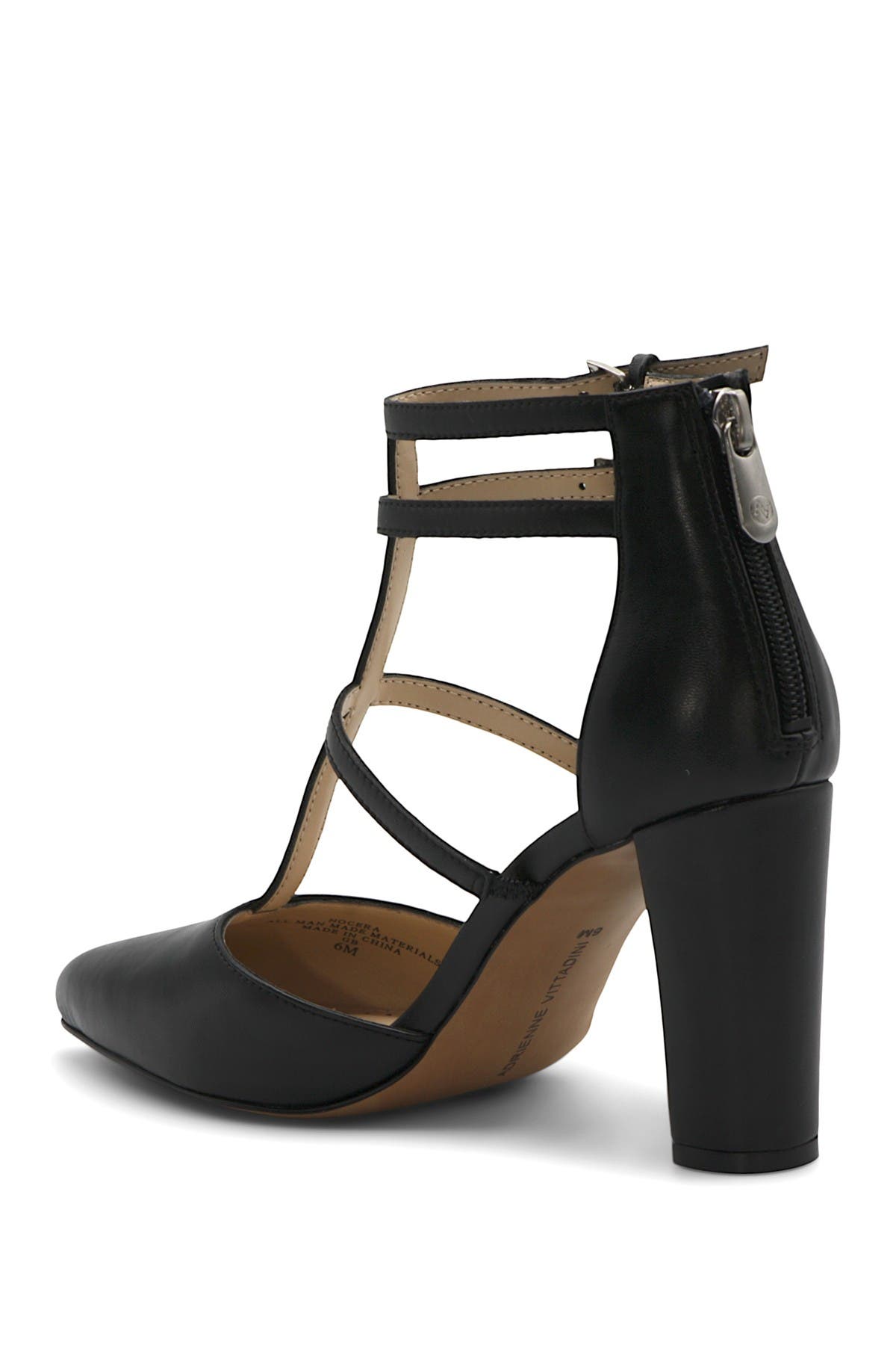 Adrienne Vittadini Nocerna T-Strap Pointed Toe Pump, Alternate, color, 