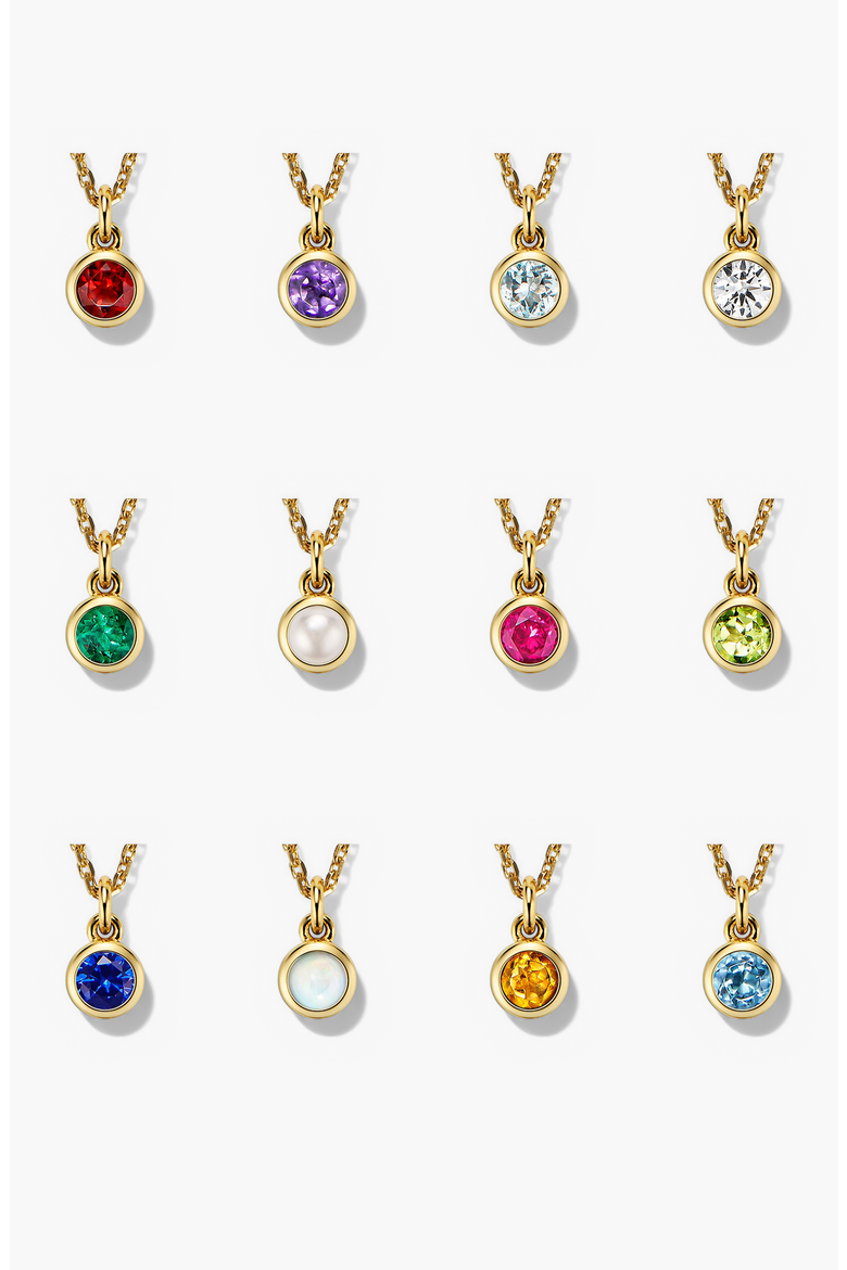 Sia Birthstone Pendant Necklace, Alternate, color, Citrine