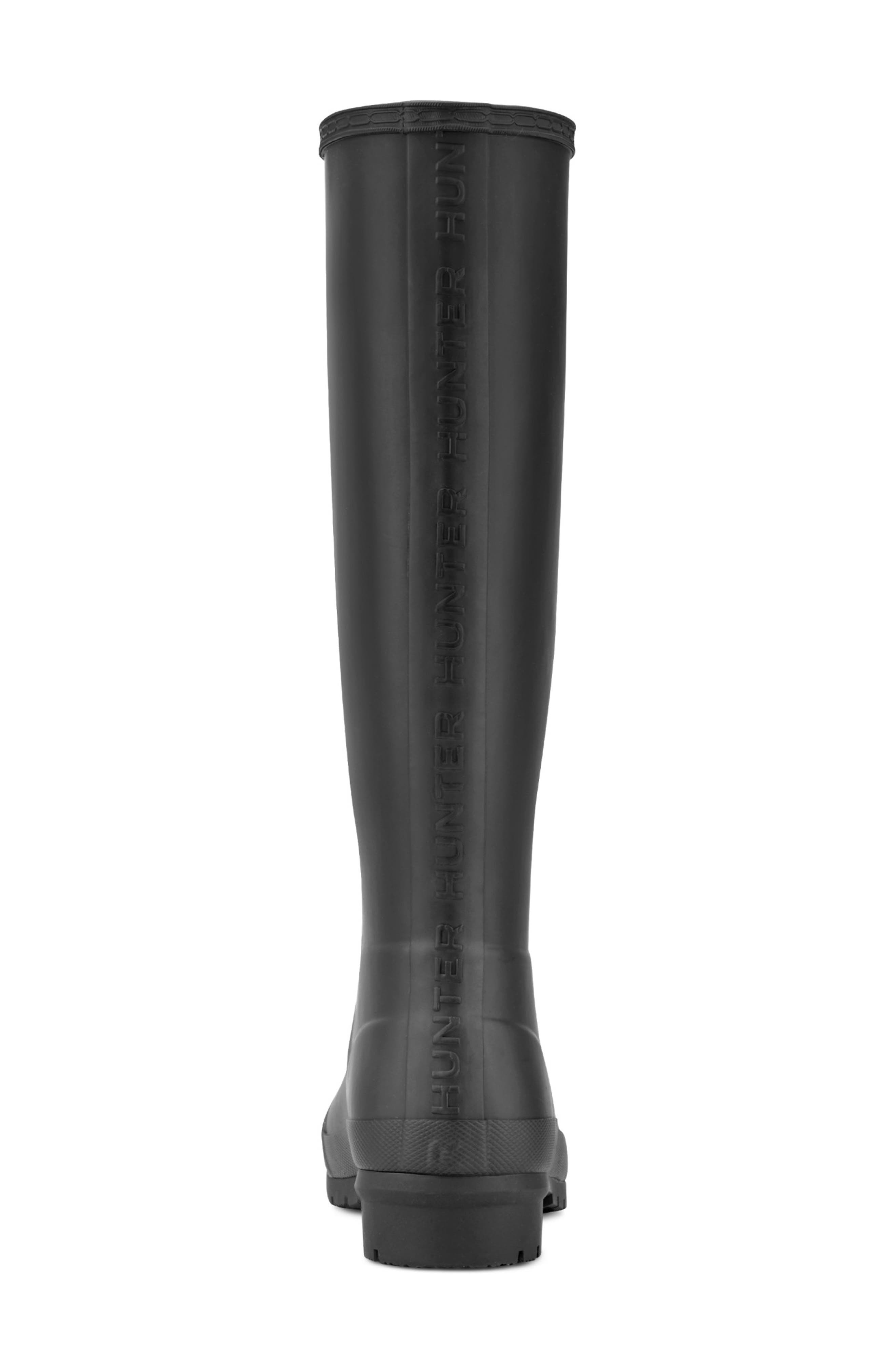Lily Waterproof Rain Boot, Alternate, color, BLACK